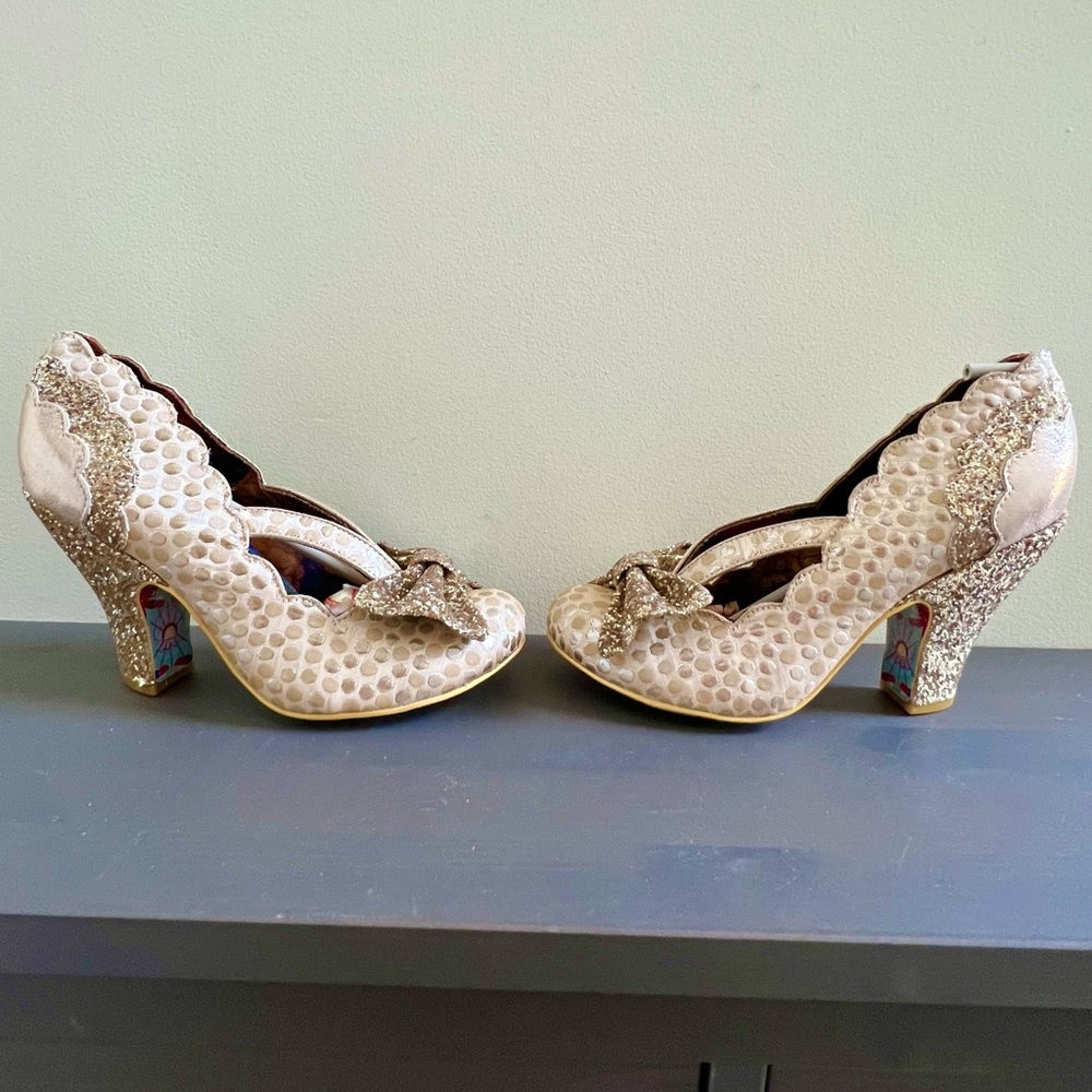 Irregular Choice Curtain Call Gold